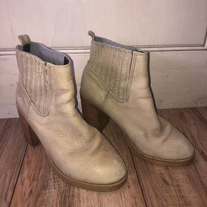 Tan Heel Booties